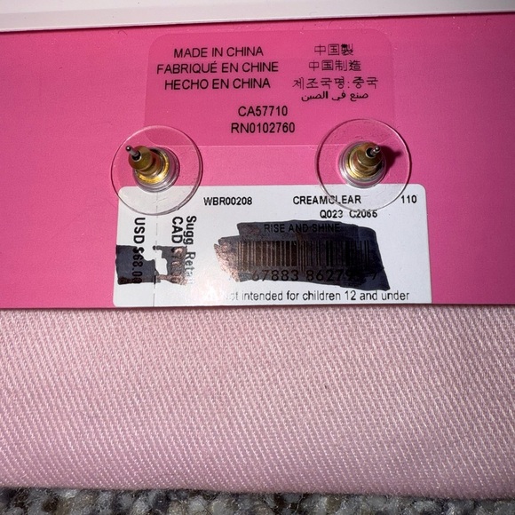 Kate spade faux pearl stud earrings with dust bag - Picture 3 of 5